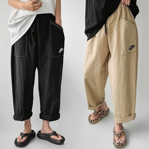 NIKE 린넨 와이드 팬츠