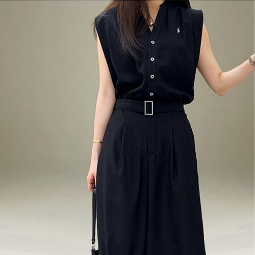 Polo ralphlauren 와이드팬츠 나시 벨트 SET