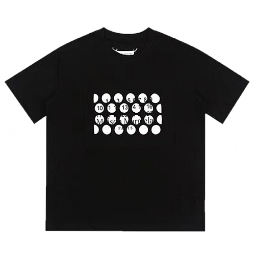 메종 Maison margiela 펀칭 패턴 로고 티셔츠