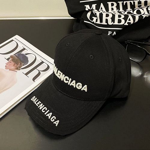 BALENCIAGA 투 로고 오리지날 자수 패턴 모자