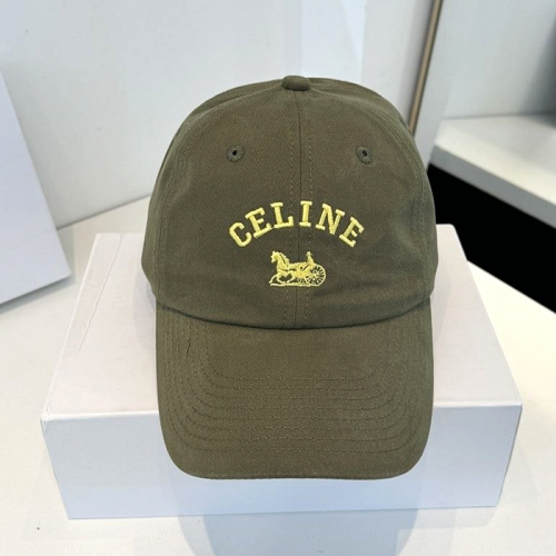 CELINE 오리지날 로고 자수 볼캡