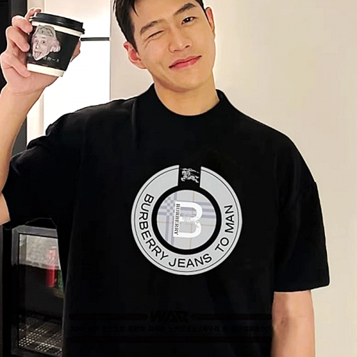 BURBERRY 원형ｂ 로고 반팔티셔츠