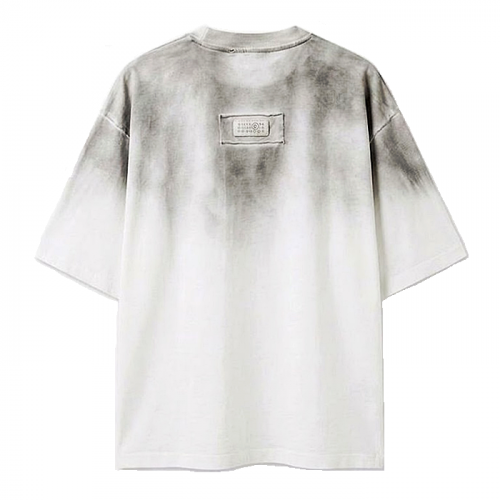 Maison Margiela 페이디드 레더패치 티셔츠