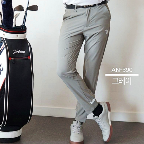 ANEW 390 로고 팬츠