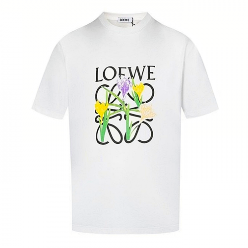 LOEWE 튤립 플라워 반팔 티셔츠