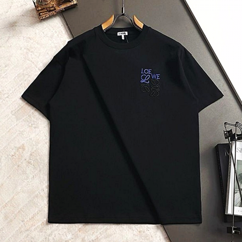 LOEWE 아나그램 자수 로고 티셔츠