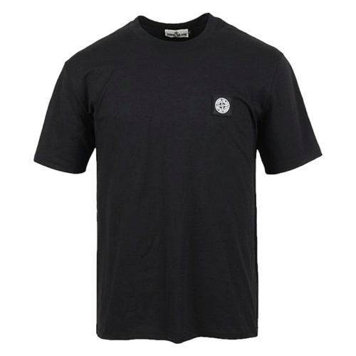 STONE ISLAND 로고 패치 아이스쿨링 반팔티