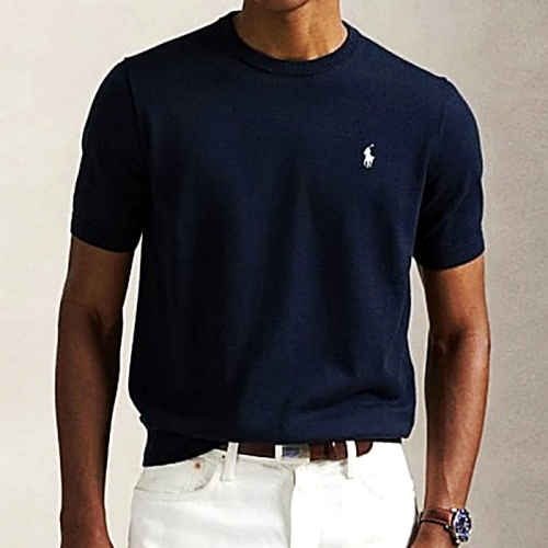 랄프로렌 polo ralphlauren 크루넥 니트 반팔