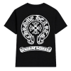 Chrome Hearts 부크레 홀스슈 스크롤 백 자수로고  숏 슬리브