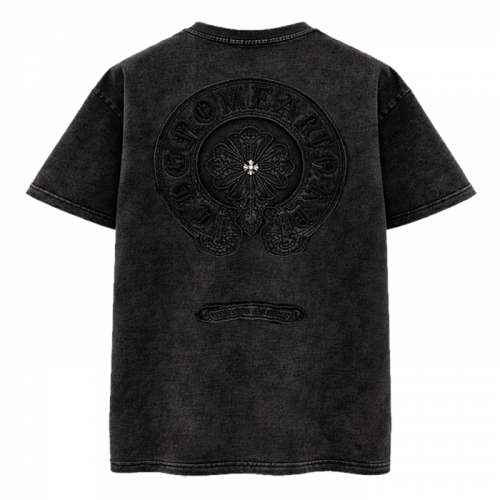 Chrome Hearts 피그먼트 빈티지 숏 슬리브 티셔츠