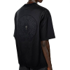 Chrome Hearts  빈티지 워싱 넥니트 반팔 티셔츠