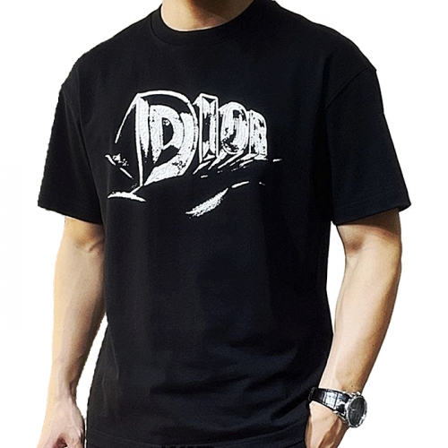 DIOR 육각 페인트 티셔츠