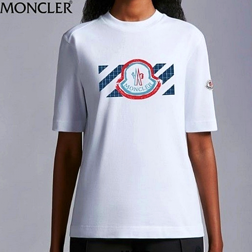 MONCLER 빈티지 스크래치 점선 티셔츠