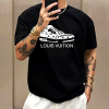 LOUIS VUITTON 스니커즈 레터링 로고 티셔츠