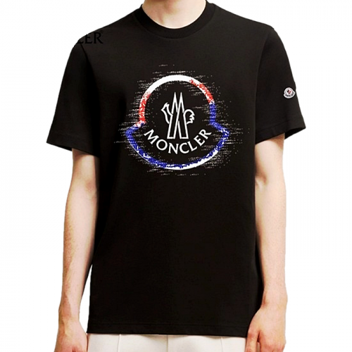 MONCLER 삼색 빈티지 로고 티셔츠