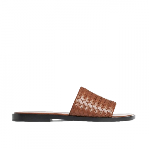 BOTTEGA VENETA 엘리오 뮬 - 캐러멜