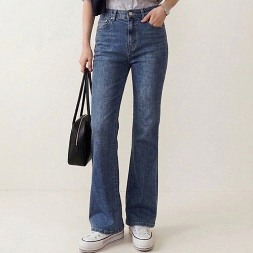 PRADA 와플 스판 부츠컷 데님 709