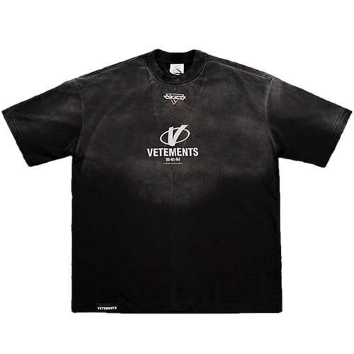 VETEMENTS 페이드어 드레스드 티셔츠