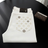 LOUIS VUITTON 모노그램 포인트 화이트 팬츠