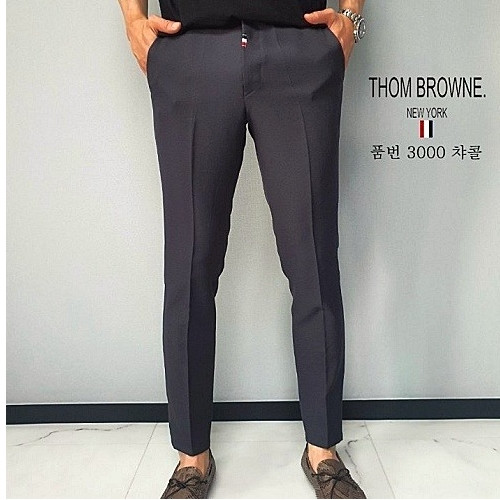THOM BROWNE 캐시 매직 밴드 10부 슬랙스 3000