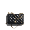 CHANEL 체인 지갑 골드 메탈 블랙