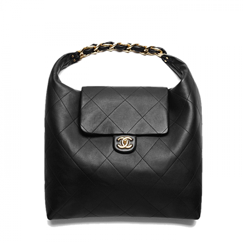 CHANEL 맥시 호보백 블랙