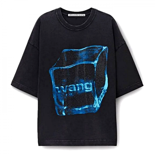 Alexanderwang 크리스탈 큐브 티셔츠