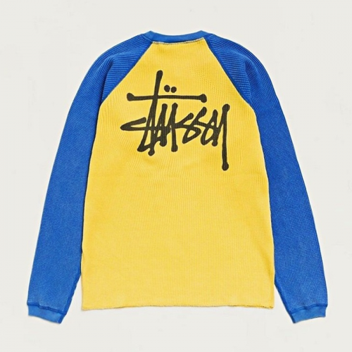 STUSSY 베이직써멀 투톤 롱슬리브