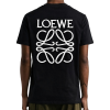LOEWE 아나그램 백 올자수 로고 숏 슬리브 티셔츠