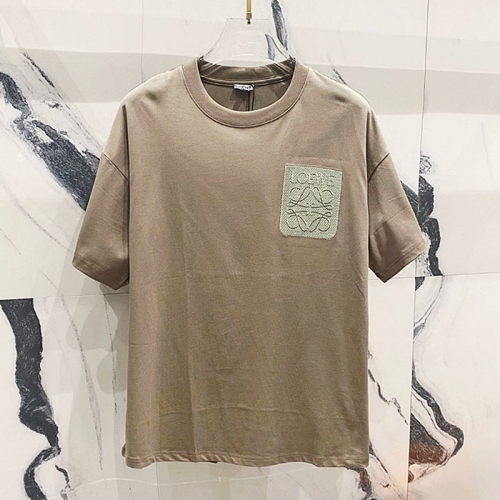 로*베 LOEWE 자수로고 라운드 티셔츠