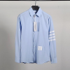THOM BROWNE 사선완장 린넨 셔츠
