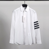 THOM BROWNE 사선완장 린넨 셔츠