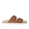 BRUNELLO CUCINELLI 스웨이드 버클 샌들 - 헤이즐넛