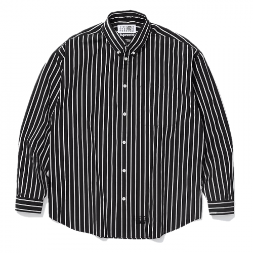 Maison Margiela x SUPREME 넘버 스트라이프 오버셔츠