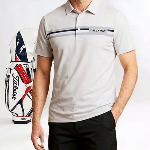 CALLAWAY  가슴두줄 카라 반팔 티셔츠