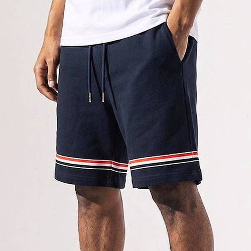 THOM BROWNE 미드라이즈 스웨트 쇼츠
