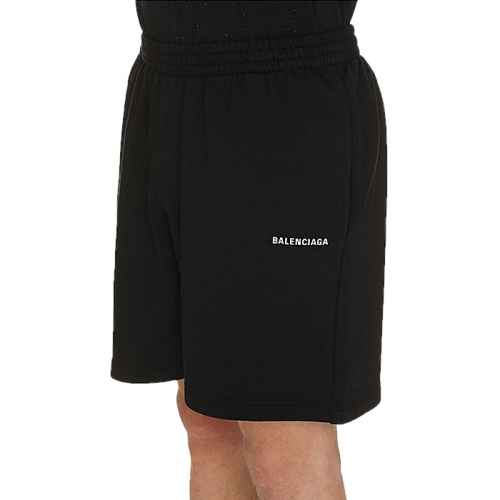 BALENCIAGA 로고 자수 하프팬츠