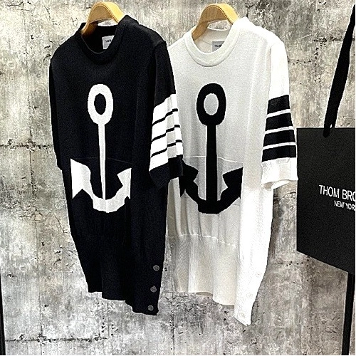 THOM BROWNE TM 앵커 니트