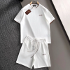 Loro Piana 넥포인트 자수 면실켓 라운드 SET