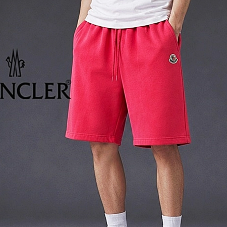 Moncler 홀로그램 패치 원턱 와이드 반바지