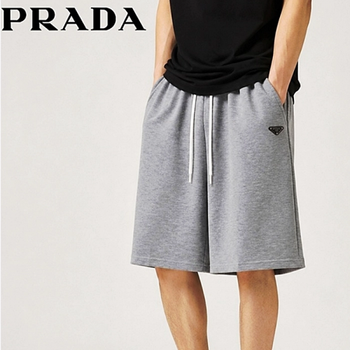 PRADA 시그니처 와이드 반바지