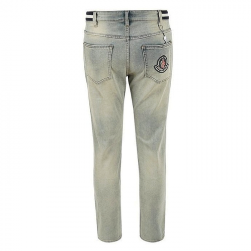 Moncler 로고 빅자수 워싱 슬림 일자진