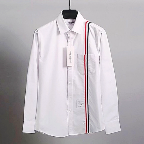 THOM BROWNE 세로 삼선줄 옥스포드 셔츠