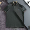 Loro Piana 배색 자수로고 코튼 카라티