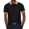 BURBERRY 로고 칼라 코튼 폴로 셔츠