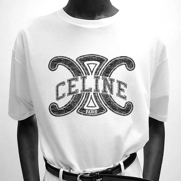 CELINE 마크 트리옹프 티셔츠