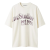 Acne Studios 와이드 로고 티셔츠