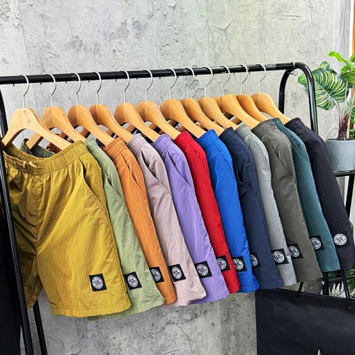 STONE ISLAND 나일론 패치 하프팬츠