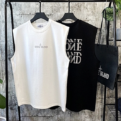 STONE ISLAND 반전로고 나시