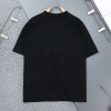 Chrome Hearts 말발굽 십자가 자수로고 라운드 티셔츠